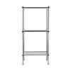 3 Tier Freestanding Shelving Tower in Chrome